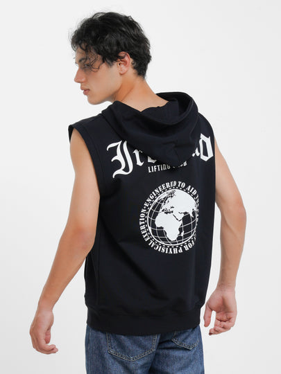 Ironclad Sleeveless Hoodie Black