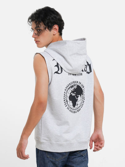 Ironclad Sleeveless Hoodie Grey